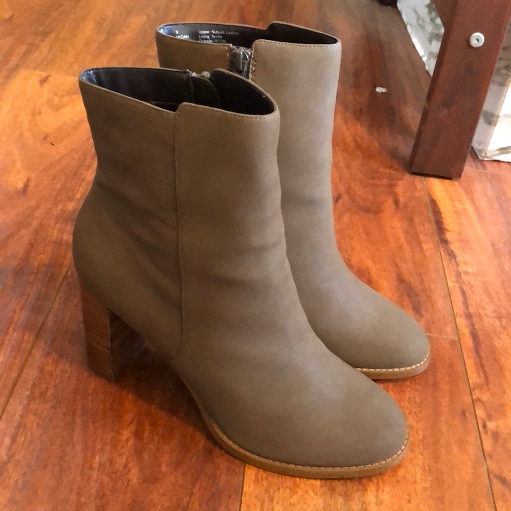 Taupe Sole Society booties [BRAND NEW, NEVER WORN]